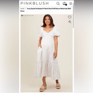 Maternity PinkBlush Dress